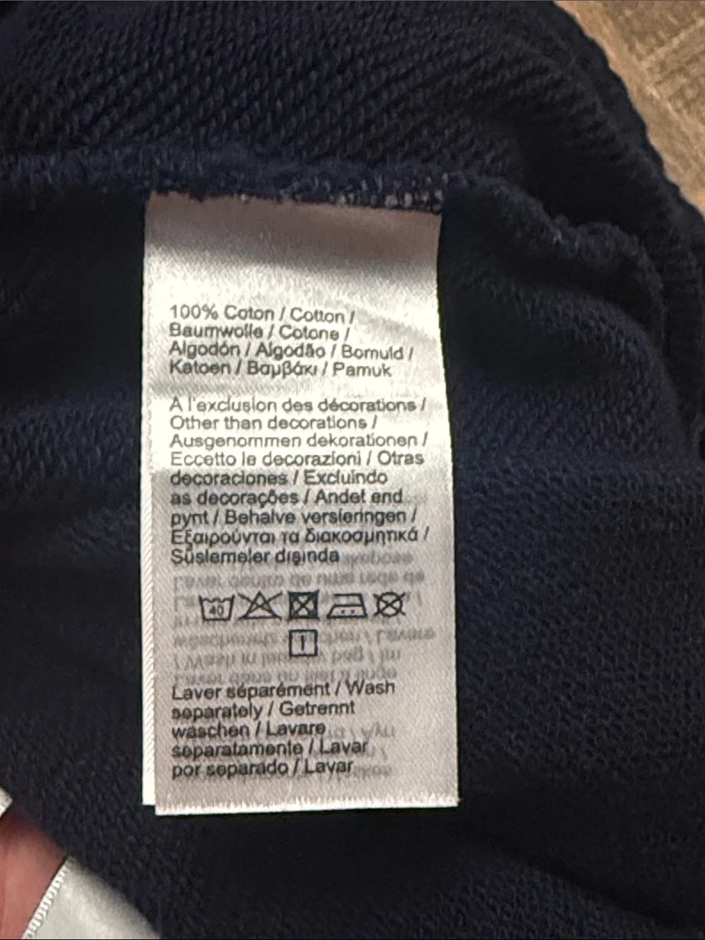 Lacoste 1927 Logo French Terry Sweat Shorts Navy Regular Fit Men’s S